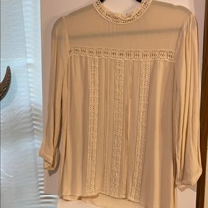 Cream blouse